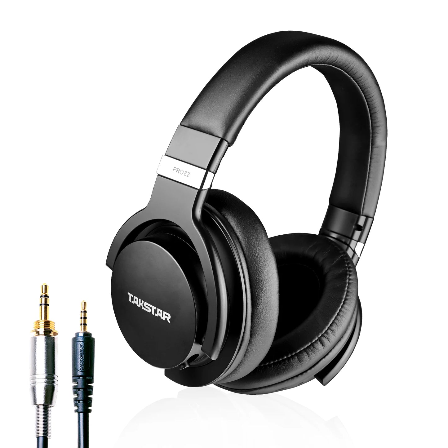 Auriculares de monitorización profesional Takstar PRO82 – Auriculares de estudio HiFi estéreo con cable para grabación, gaming y sonido preciso con graves ajustables
