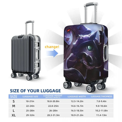World Of Warcraft Sylvanas Windrunner Suitcase Cover Elastic Business Protector Luggage Supplies Vacation