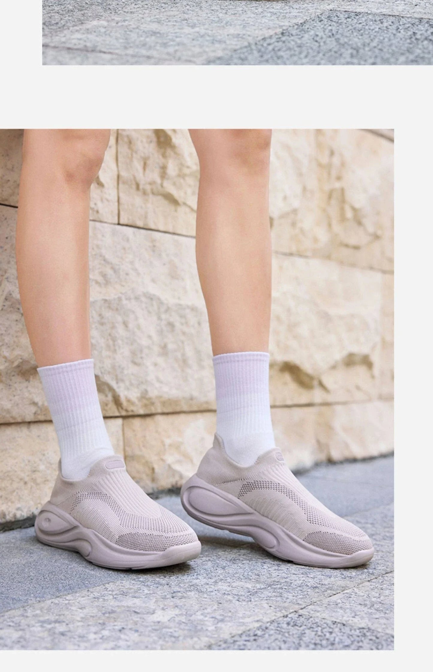 Xtep Anti-Slip Lightweight Soft Mid sole Rebound For Male Breathable Comfortable Casual Shoes 874219320013