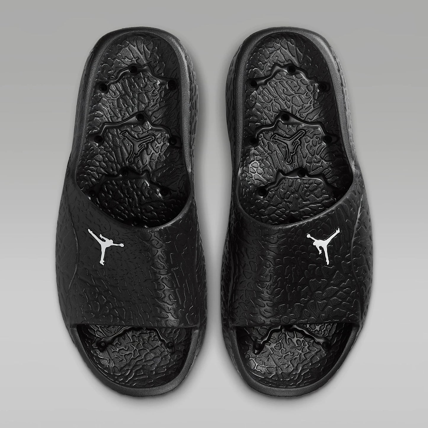 Sandalias de baño Nike Genuine Jordan para hombre con textura agrietada HQ2163-001