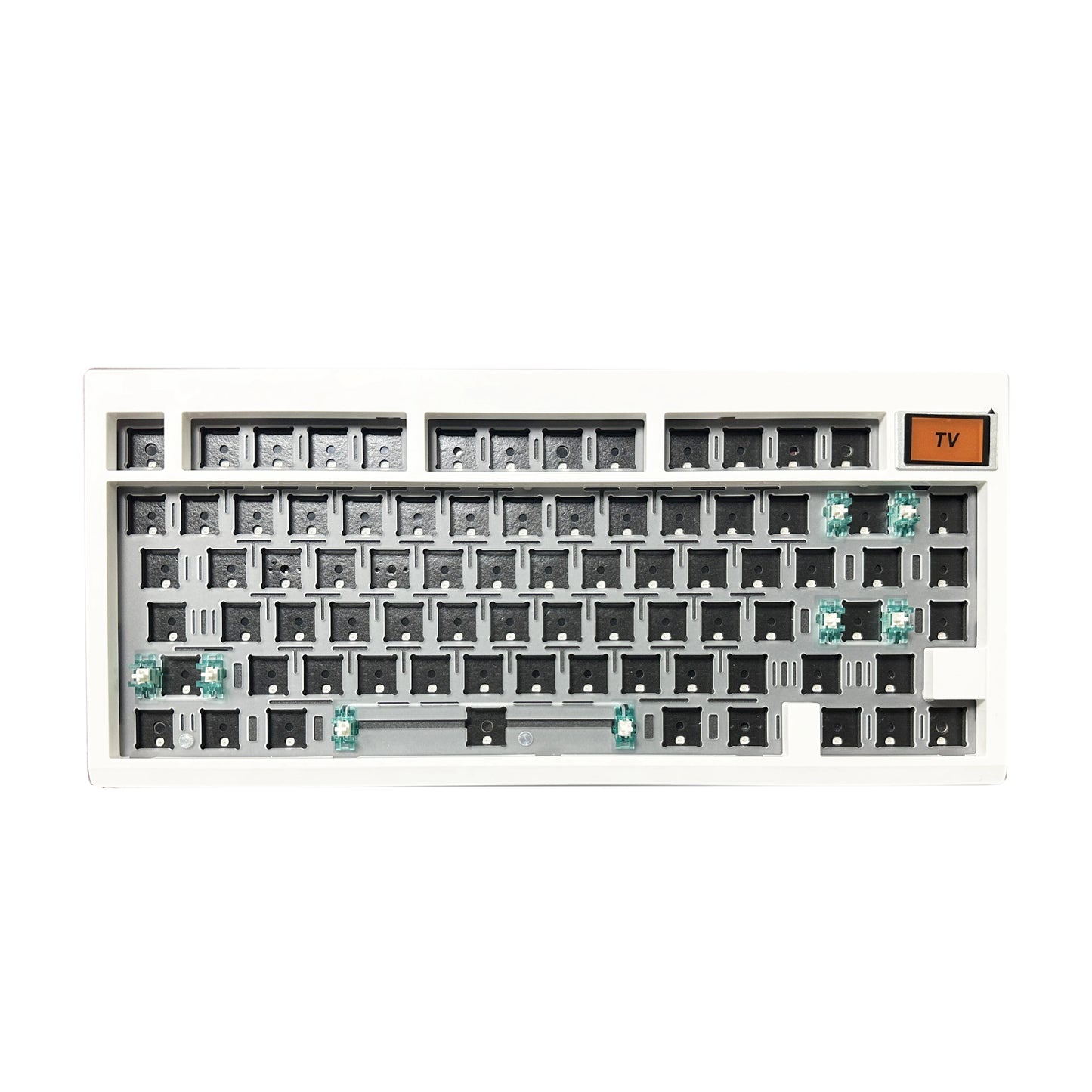 Kit de teclado mecánico ZUOYA GMK81 hot-swappable Bluetooth 2.4G inalámbrico con retroiluminación RGB, estructura gasket y soporte para