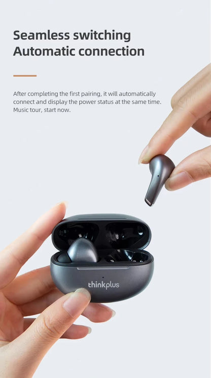 Lenovo LP5 Wireless Bluetooth Earbuds – Lenovo LP5 TWS Earbuds HiFi Stereo Sound, Lenovo LP5 Noise Cancelling Sports Waterproof Bluetooth 5.3 Earbuds with Mic, Lenovo LP5 Wireless Headphones