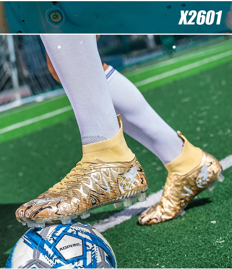 Nuove scarpe da calcio professionali da uomo antiscivolo, unisex, traspiranti, per futsal e sport, nuovi tacchetti ultraleggeri per dropshipping
