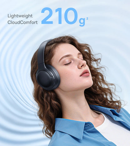 Cuffie over-ear wireless Bluetooth 5.3 Baseus – Driver HiFi da 40mm, autonomia di 70H, headset pieghevole con audio spaziale