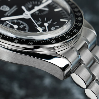 Reloj para hombre Watchdives New Wd1863 de cuarzo VK63, cronógrafo, cristal de zafiro abombado, resistente al agua, 39Mm, acero, marca líder, lujo, negocios