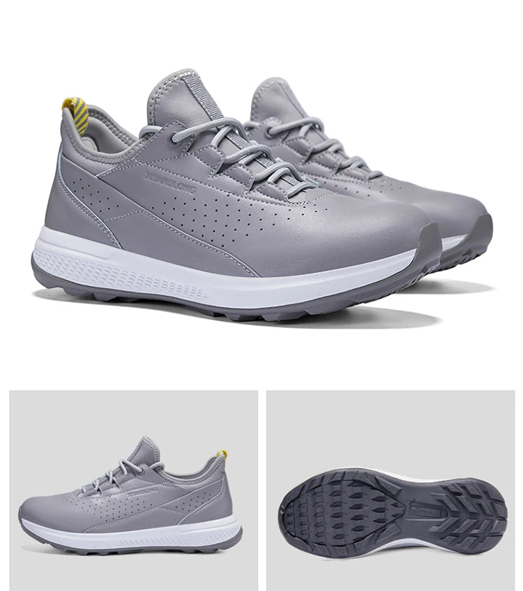 Golf Sports Shoes Men Waterproof high-Quality Leather Golf Competition Sports Shoes Formal Shoes Golf Course Men Training Shoes