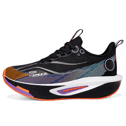 Scarpe da running con piastra in carbonio uomo donna, sneakers professionali da maratona e gara, traspiranti e leggere, per corsa su strada e allenamento