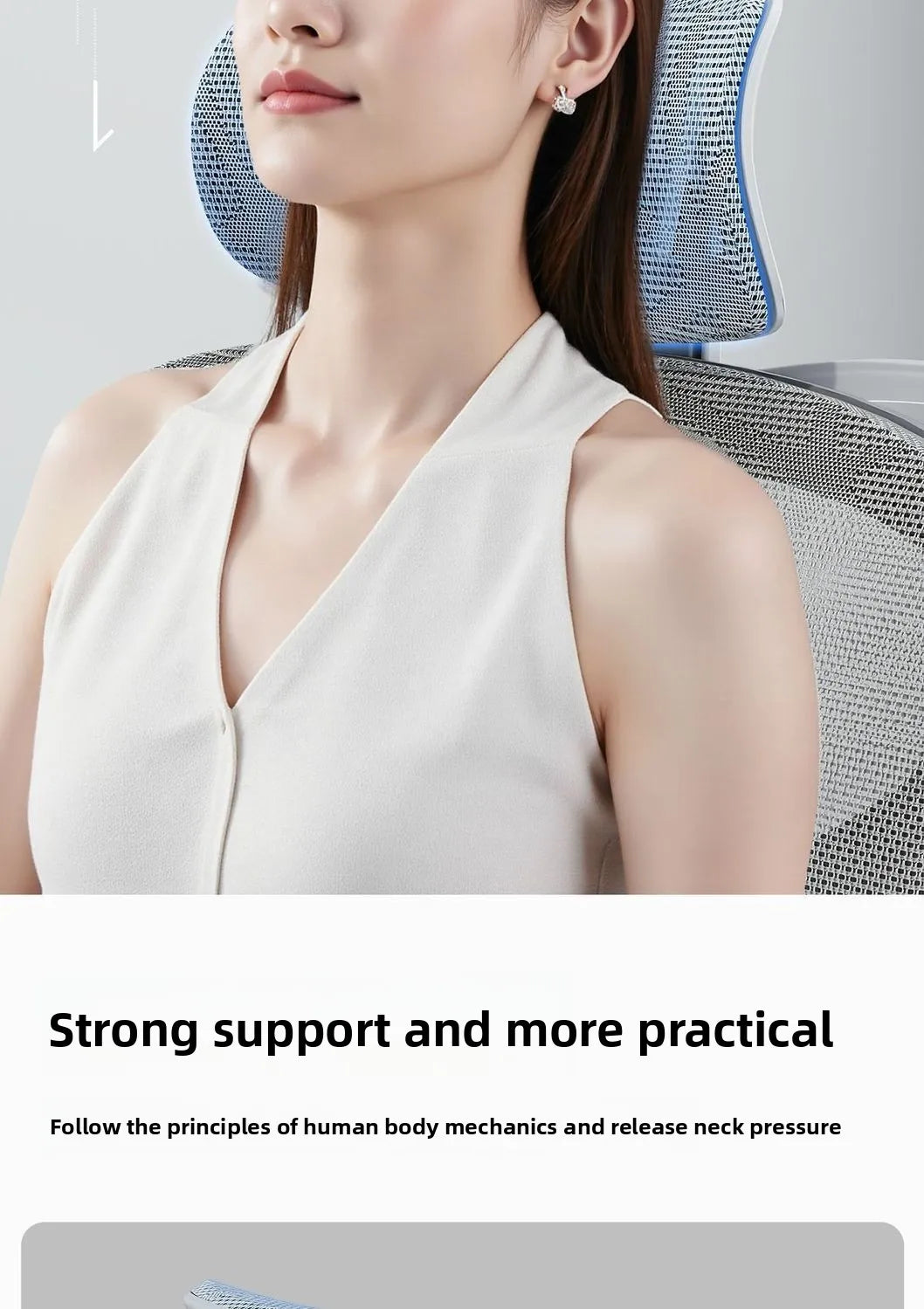 Sedia da ufficio ergonomica regolabile in mesh, sedia da scrivania per computer con schienale alto traspirante, supporto lombare 6D e poggiapiedi retrattile