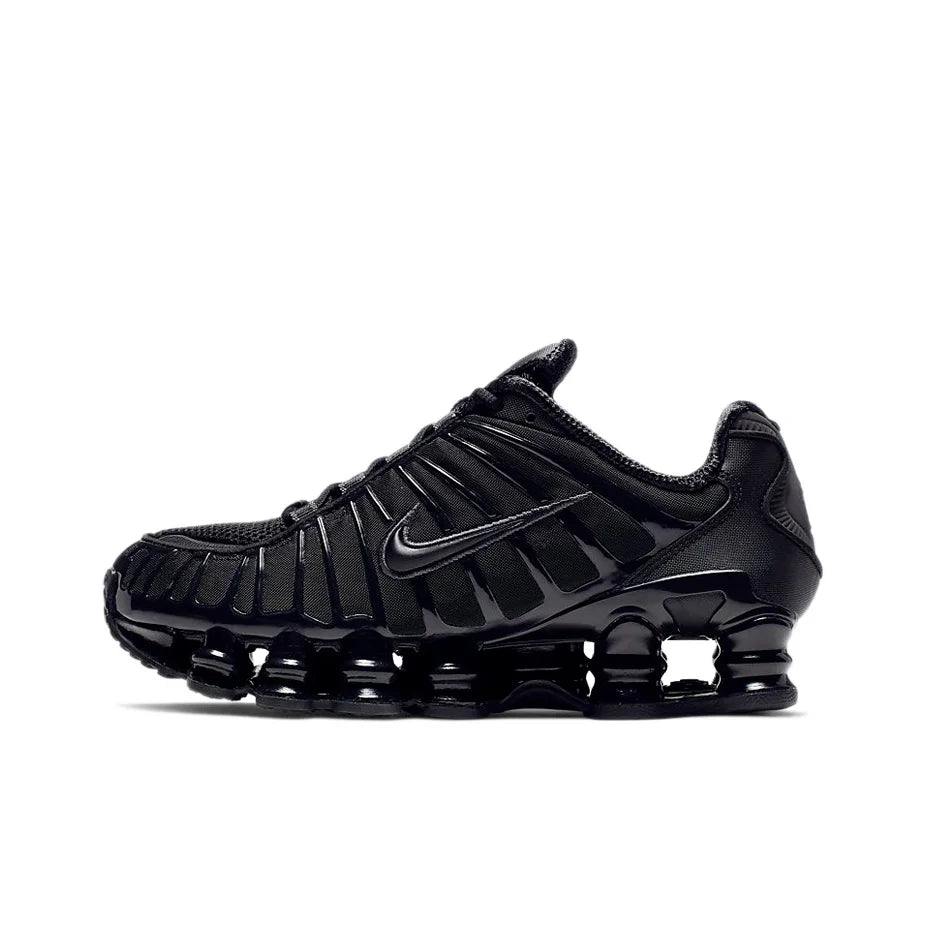 POIZON Nike Shox TL Black Metallic Hematite Casual Shoes Women's Low Top Black