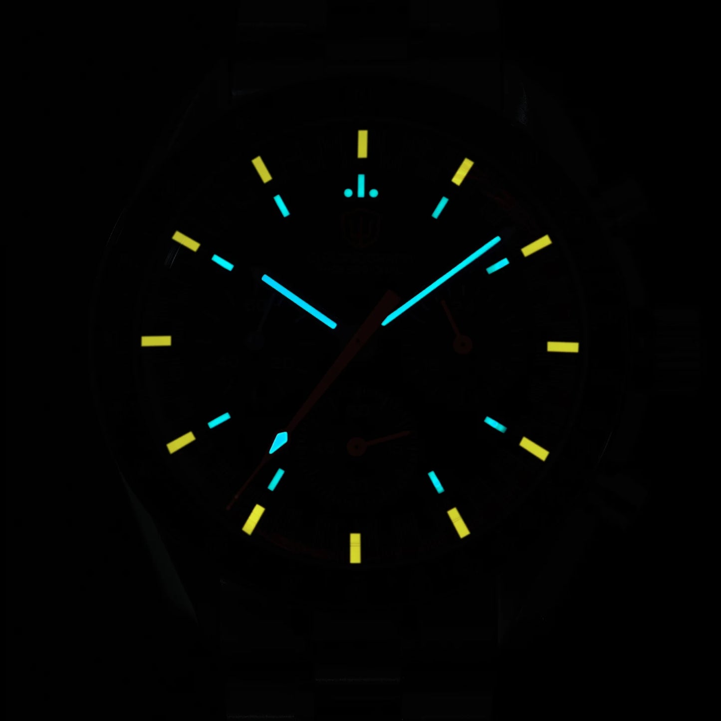 Reloj para hombre Watchdives New Wd1863 de cuarzo VK63, cronógrafo, cristal de zafiro abombado, resistente al agua, 39Mm, acero, marca líder, lujo, negocios