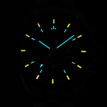 Reloj para hombre Watchdives New Wd1863 de cuarzo VK63, cronógrafo, cristal de zafiro abombado, resistente al agua, 39Mm, acero, marca líder, lujo, negocios