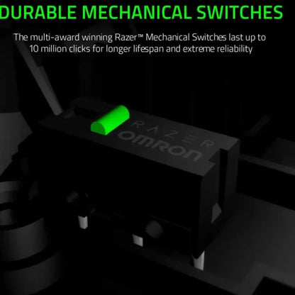 Ratón gaming con cable Razer DeathAdder Essential / Ratón con cable 6400DPI con 5 botones independientes para portátil y PC gamer