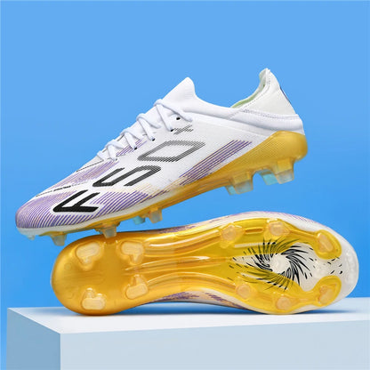 New Men Sneakers Match Grass Cleats High-quality Soccer Shoes Futsal Football Boots Non-Slip Indoor Hot-selling High-top Outdoor