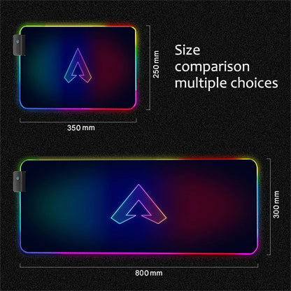 RGB Apex Legends Keyboard Mousepad Computer Gaming Cool Mouse Pad Speed Large Accessories Mouse Mats Office Desk Protector Mat