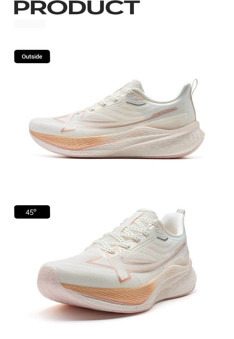 Buty do biegania Xtep 2000km 3.0 dla kobiet – wiosenne trampki z amortyzacją, do treningu i joggingu, odporne na zużycie, lekkie 875118110034