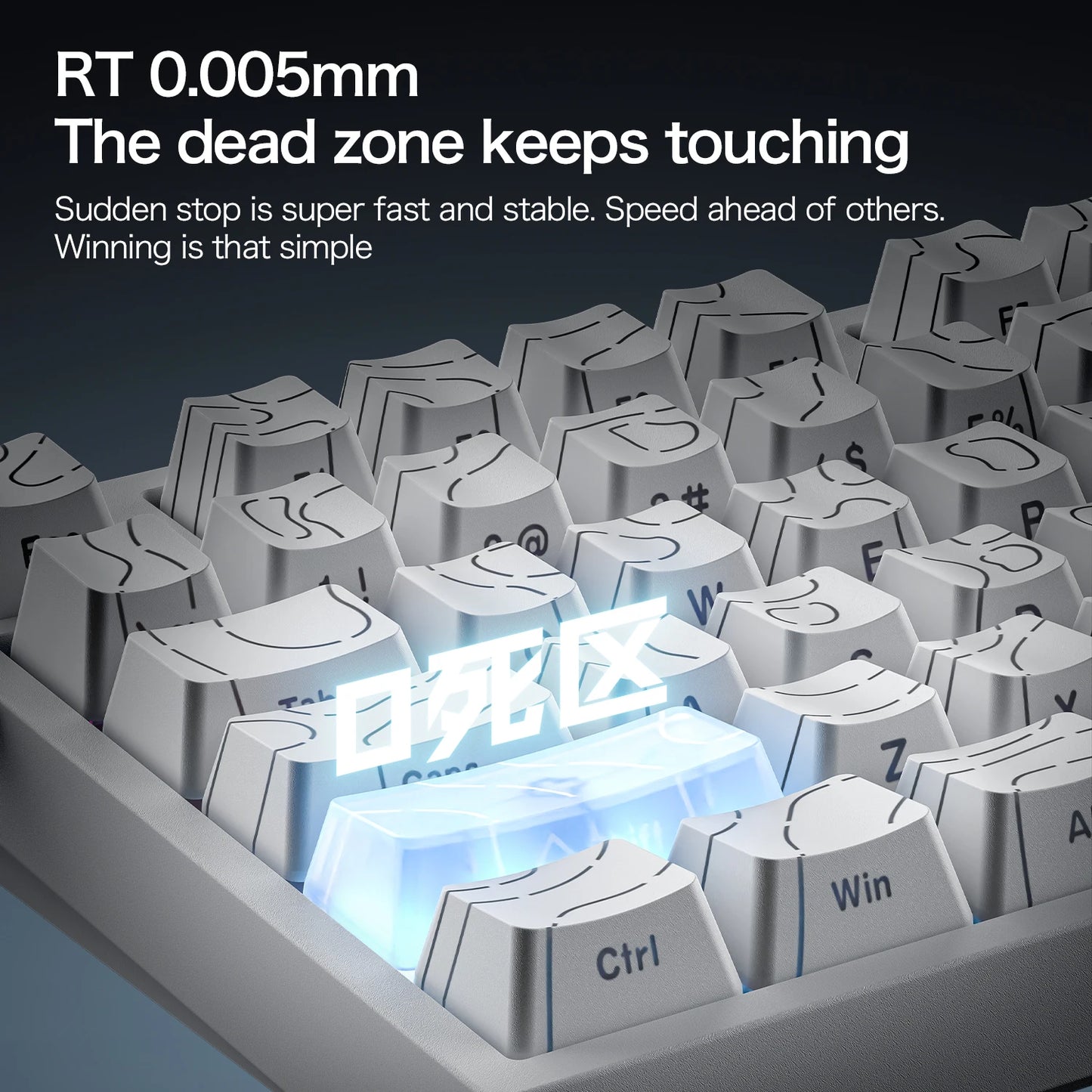 Attack Shark R82HE Wired RGB Magnetic Switch Keyboard, 256K Scan Sampling Rate, 0.005RT Accuracy 8K Return Rate