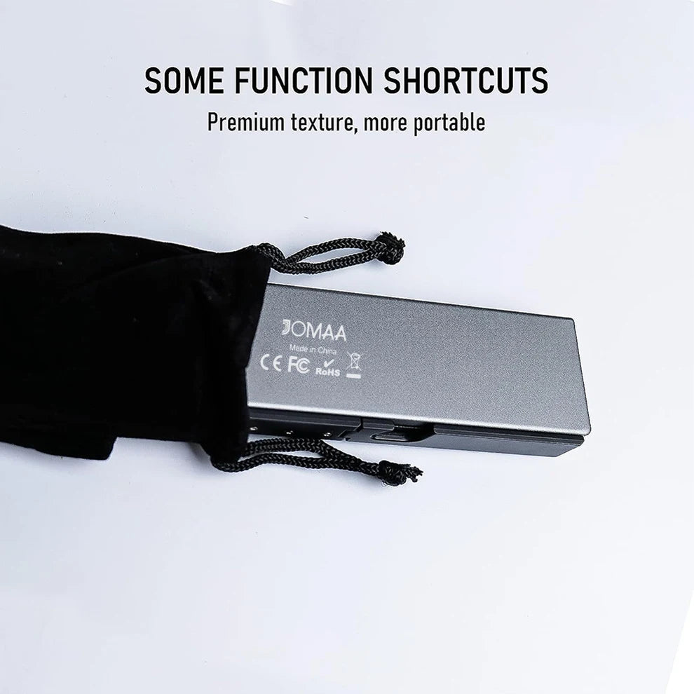 Teclado Dobrável Jomaa Bluetooth Recarregável para Portátil, iPad e Telemóvel – Mini Teclado Dobrável Portátil Bluetooth
