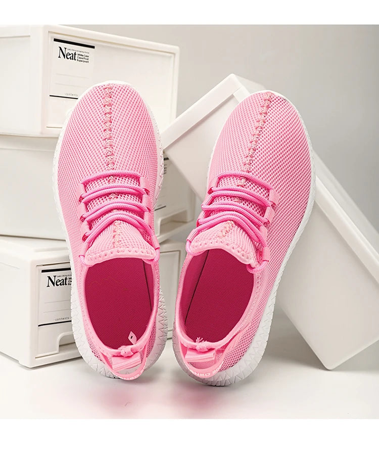 Breathable Men's Running Shoes Fashion Platform Men Casual Shoes Lightweight Women Vulcanized Shoes Flexible Anti-slip Sneakers