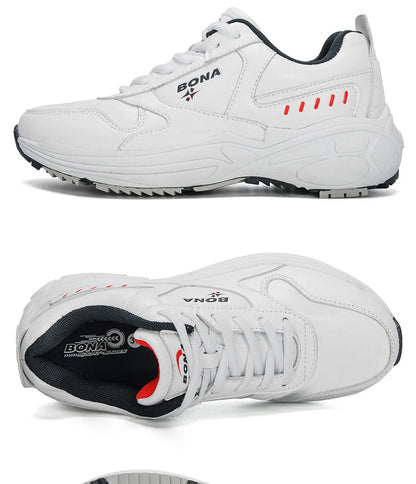 BONA  New Designers Classics Sneakers Running Shoes Women Outdoor Sports Shoes Comfortable Running Shoes Ladies Walking Shoe