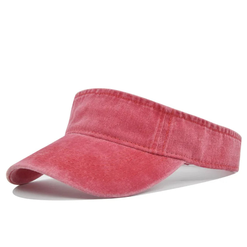 1pc Structured Brim Quick-Dry Sun Visor Hat for Women,Lightweight Sun Protection Sports Visor for Running Golf Tennis Pickleball