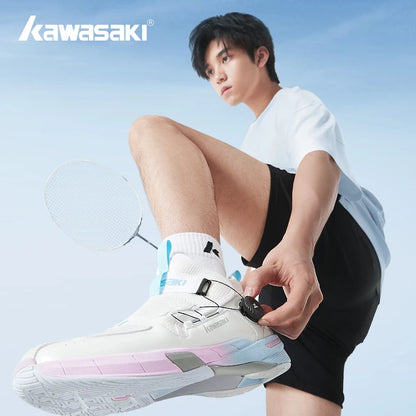 Kawasaki King Series 2.0 Professional Badminton Shoes For Men Women Anti-Twist Sports Original Men's Tennis Shoes Sneakers A3311