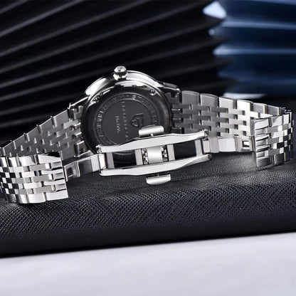 Pagani Design 40mm Multifunctional Men's Quartz Watch Japan Movt Moon Phase 100m Waterproof Sapphire Glass Wristwatches For Man