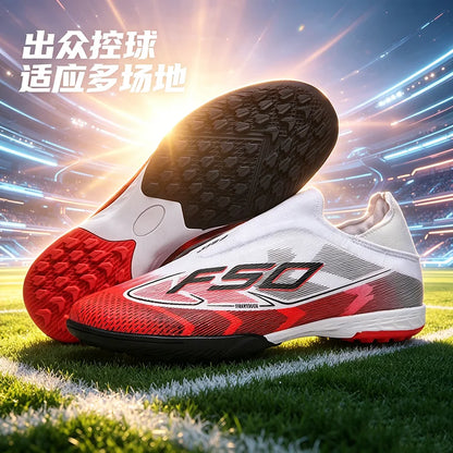 Men New Indoor TF Football Boots High Quality Training Original Male Breathable Non Slip Soccer Shoes Turf Futsal Football Shoes