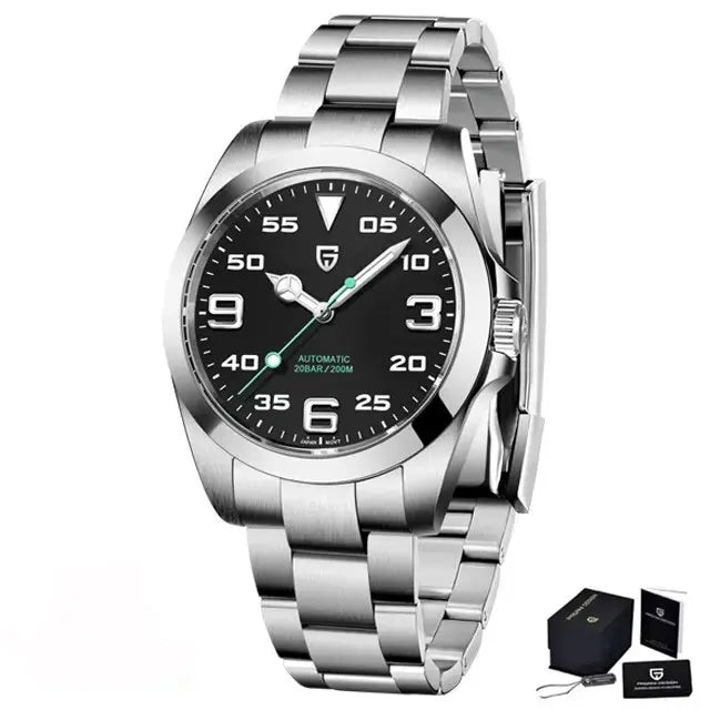 PAGANI DESIGN Orologio da uomo Top Brand 20bar impermeabile, orologio meccanico classico di lusso con vetro zaffiro, orologio automatico da polso da uomo
