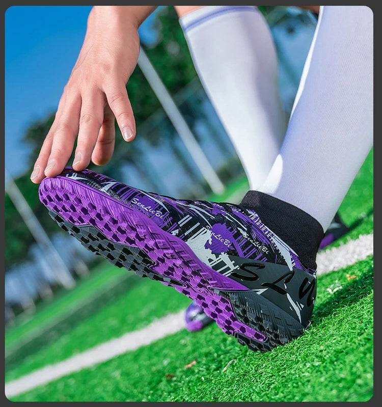Tamanho 34-46 - Chuteiras de futebol para homem FG/TF, futsal, profissionais, unissexo, infantis, de treino, para exterior, para rapazes, ténis de futebol