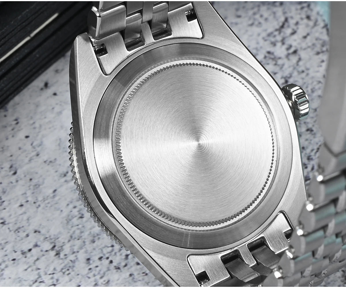 San Martin 37.5mm 40mm Enamel Spiral Vortex Dial Men Luxury Diver Watch Miyota 9015 Automatic Mechanical Waterproof 200m SN0148