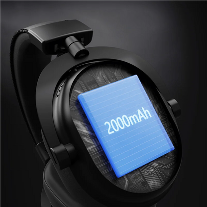 Cuffie gaming wireless MCHOSE V9 Turbo 7.1 Surround Sound RGB Esports con driver da 60mm, microfono con cancellazione del rumore e base di ricarica