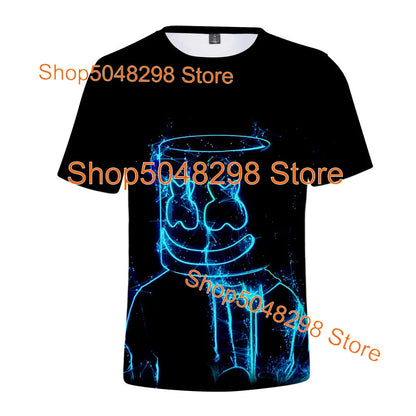 T-shirt Fortnite Bushranger per bambini, stampa 3D Banana Peely, T-shirt da uomo e donna, maglietta Battle Royale, top estivo, regalo di compleanno
