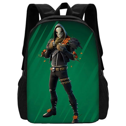 Mochila escolar infantil resistente para niño y niña, estilo shooter de videojuegos, regalo de cumpleaños para estudiantes, unisex, ideal para camping