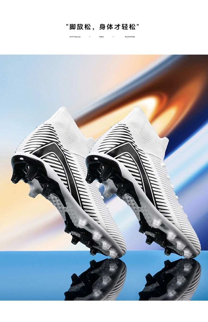 New Men's Professional Soccer Shoes Non-slip Football Boots Unisex Breathable Futsal Sports New Cleats Drop Shipping Ultralight