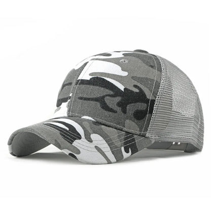Czapka baseballowa w kamuflażu – damska, męska, czapka typu snapback w stylu hip-hopowym, czapki w kamuflażu do zajęć grupowych dla kobiet i mężczyzn, czapka wojskowa – damska, męska