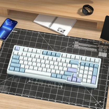 Keycaps KBDiy GMK Illusion perfil Cherry de PBT de doble inyección ISO para kit de teclado mecánico gamer, estilo retro gaming