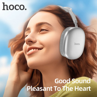 HOCO W35 Air Wireless Bluetooth 5.3 Over-Ear Headphones – Deep Bass Stereo Gaming Headset with Microphone, TF Card & AUX Mode, Waterproof Sports Headphones
