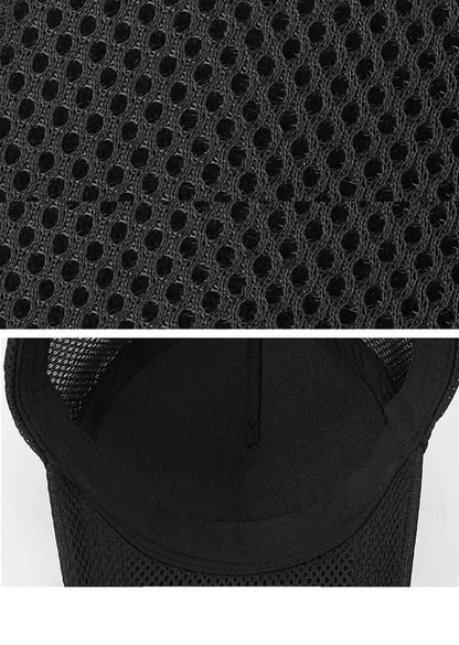 60-64cm Big Head Mesh Breathable Baseball Cap Men And Women Thin Section High Top Hat Outdoor Sunscreen Sun Hat Duck Tongue Hat