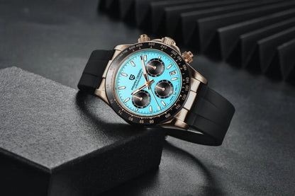 Nuovo originale PAGANI DESIGN PD-1664 orologio da uomo di lusso, movimento al quarzo giapponese VK63, zaffiro, impermeabile, cronografo, oro