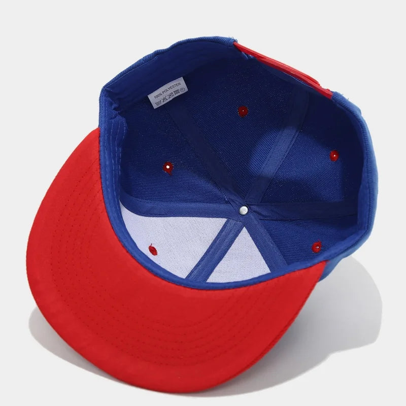 Hot Sale Cap Plain Snapback High Quality Adult Hip Hop Baseball Cap Men Women Outdoor Leisure Fashionable color blocked Hat