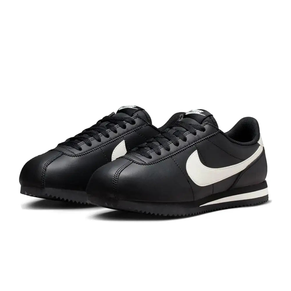 Nike Cortez Women's Casual, Lightweight, Durable, and Non-Slip Commuting and Running Shoes in Black and White DN1791-006
