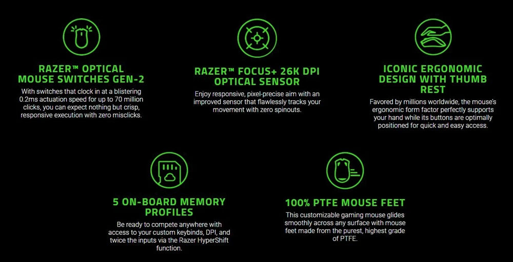 NEU 100% originale Razer Basilisk V3 kabelgebundene Gaming-Maus für Gamer, 26000 DPI optischer Sensor, E-Sports mit RGB-Beleuchtung für PC und Laptop