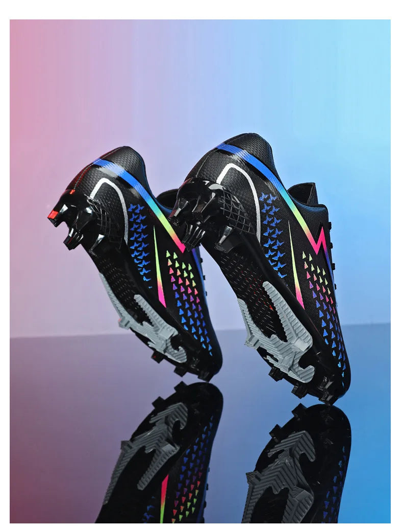 High Quality Mens Soccer Shoes Society Ultralight Turf Soccer Cleats Sneakers Training Football Boots Chuteira Campo 35-45