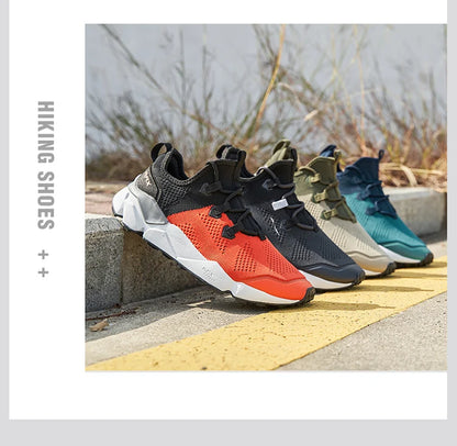 RAX Outdoor Breathable Hiking Shoes Men Lightweight Walking Trekking Wading Shoes Sport Sneakers Men Outdoor Sneakers Male