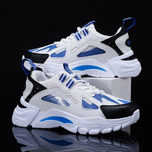 Novos sapatos casuais de exterior para homem, sapatos desportivos na moda, sapatos leves, confortáveis e respiráveis para homem