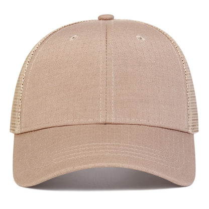 Unisex Solid Color Checkered Cloth Baseball Net Caps Hip Hop Cap Spring Summer Outdoor Adjustable Casual Hats Sunscreen Hat