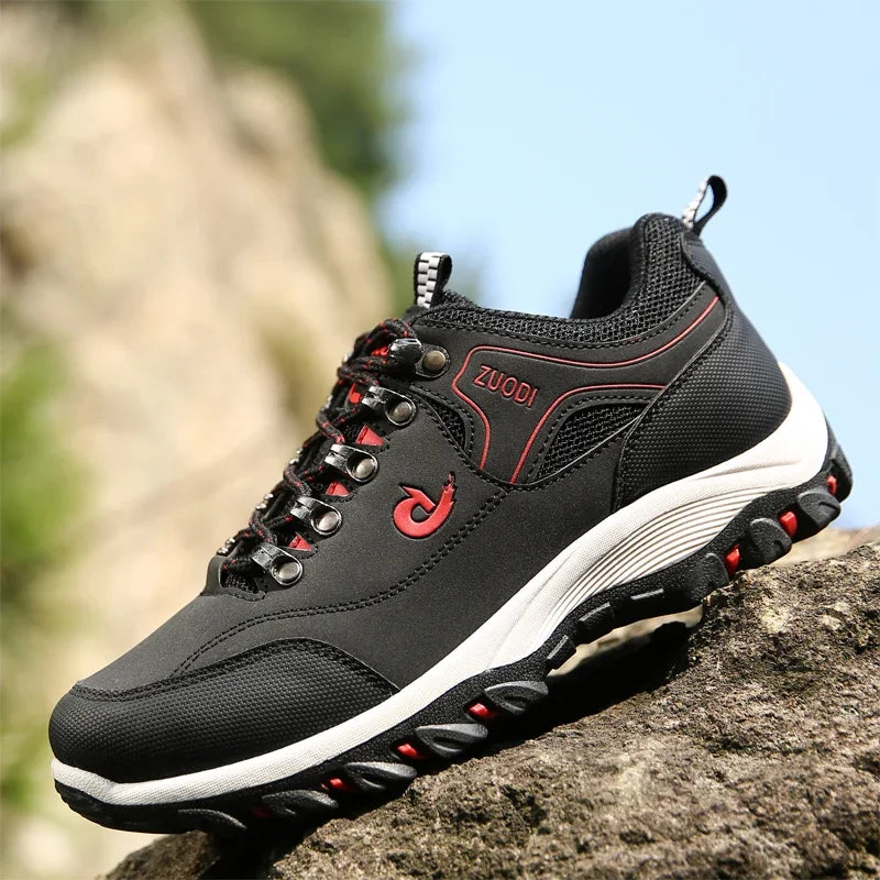 Scarpe da trekking da uomo in EVA, impermeabili, antiscivolo, in pelle, per sport outdoor, campeggio, running e jogging, novità 2025