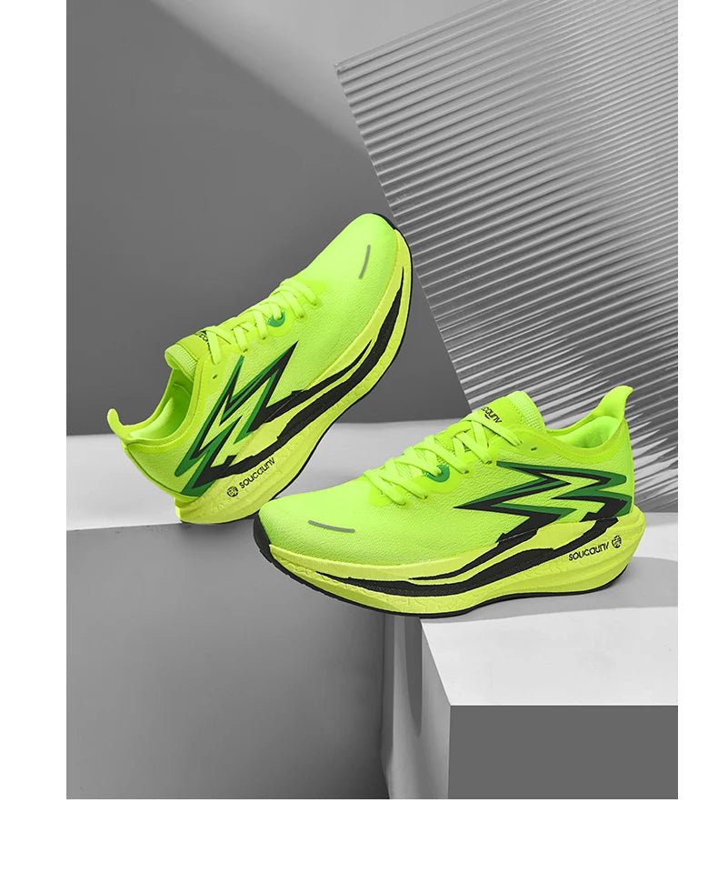 Zapatillas de running nuevas con placa de carbono para maratón, deportivas para hombre, transpirables y ligeras, zapatillas deportivas cómodas antideslizantes para mujer, estilo casual