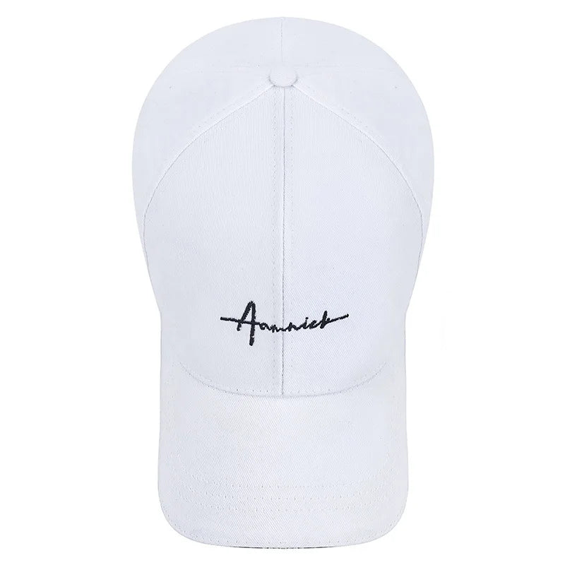Men Women Embroidered Letter SunShade Breathable Baseball Cap Summer Outdoor Sport Sunscreen Curved Brim Adjustable Hat A31