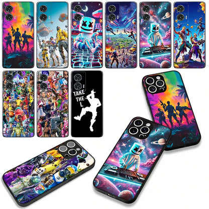 Custodia Game F-ForTnites Wallpaper per Samsung Galaxy A07 A13 A12 A23 A42 A50 A51 A52 A53 A70 A71 A72 A21S A04 Note 20 9 8 10